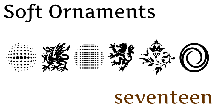 Soft Ornaments Seventeen font